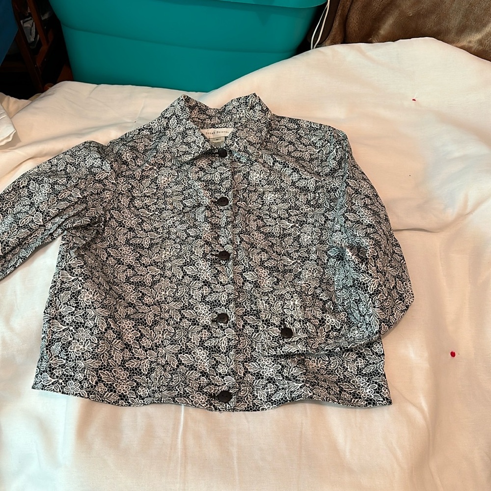 Susan Bristol cropped blouse